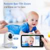 imageHelloBaby 6IPS Large Screen Video Baby Monitor with Upgraded 4000mAh Battery 2Way Talk Night Vision PanTiltZoom No WiFi ECO ModeHB6250Plus