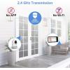 imageHelloBaby 6IPS Large Screen Video Baby Monitor with Upgraded 4000mAh Battery 2Way Talk Night Vision PanTiltZoom No WiFi ECO ModeHB6250Plus