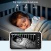 imageHelloBaby Baby Monitor 2 Cameras 6 World First IPS SplitScreen 30H Battery No WiFi 2Way Audio Video VOX Double Cameras PanTiltZoom Night Vision 8 Lullabies 1000ft for TwinsHB6550Plus2