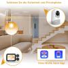 imageHelloBaby Baby Monitor No WiFi Video Baby Monitor with Camera and Audio 32 IPS Screen PanTiltZoom Camera Night Vision 1000ft Range USB Charger32HB6233