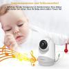 imageHelloBaby Baby Monitor No WiFi Video Baby Monitor with Camera and Audio 32 IPS Screen PanTiltZoom Camera Night Vision 1000ft Range USB Charger32HB6233