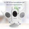 imageHelloBaby Baby Monitor No WiFi Video Baby Monitor with Camera and Audio 32 IPS Screen PanTiltZoom Camera Night Vision 1000ft Range USB ChargerHB2438