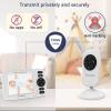 imageHelloBaby Baby Monitor No WiFi Video Baby Monitor with Camera and Audio 32 IPS Screen PanTiltZoom Camera Night Vision 1000ft Range USB ChargerHB2438