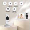imageHelloBaby Baby Monitor No WiFi Video Baby Monitor with Camera and Audio 32 IPS Screen PanTiltZoom Camera Night Vision 1000ft Range USB ChargerHB2438