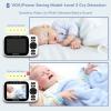 imageHelloBaby Baby Monitor with 32 IPS Screen  Baby Camera Monitor with Remote PanTiltZoom Camera No WiFi Infrared Night Vision 1000ft Wireless Connection4 Cameras