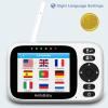 imageHelloBaby Baby Monitor with 32 IPS Screen  Baby Camera Monitor with Remote PanTiltZoom Camera No WiFi Infrared Night Vision 1000ft Wireless Connection3 Cameras
