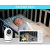imageHelloBaby Baby Monitor with 32 IPS Screen  Baby Camera Monitor with Remote PanTiltZoom Camera No WiFi Infrared Night Vision 1000ft Wireless Connection2 Cams