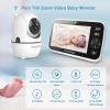 imageHelloBaby Baby Monitor with Floor Stand 5 Screen and 30Hour Battery No WiFi Baby Monitor with Camera and Audio Flexible Hello Baby Stand All in One Ideal for New Parents
