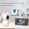 imageHelloBaby HB6081 Camera Additional Camera Only for HB6081 Extra Baby Unit Only Work 720P Video Monitor Baby Unit Addon 720P 55quot Monitor NOT Compatible with HB6550