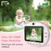 imageHelloBaby Kids Instant Print Camera with 32quot IPS Screen  1080P HD Digital Camera for Girls Ages 312  16GB SD Card ampamp 2 Paper Rolls  Instant Print Kids Camera Toy PinkPink2