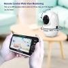 imageHelloBaby Upgrade 5 Baby Monitor with 30Hour Battery 2 Cameras PanTiltZoom 1000ft Range Video Audio Baby Monitor No WiFi VOX Night Vision 2Way Talk 8 Lullabies and Temperature2 CamsHB6550