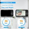 imageHelloBaby Upgrade 5 Baby Monitor with 30Hour Battery 2 Cameras PanTiltZoom 1000ft Range Video Audio Baby Monitor No WiFi VOX Night Vision 2Way Talk 8 Lullabies and TemperatureHB6550