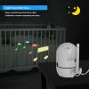 imageHelloBaby Upgrade 5 Baby Monitor with 30Hour Battery 2 Cameras PanTiltZoom 1000ft Range Video Audio Baby Monitor No WiFi VOX Night Vision 2Way Talk 8 Lullabies and TemperatureHB6550