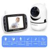 imageHelloBaby Video Baby Monitor with 2 Cameras and Audio Baby Monitor with Remote PanTiltZoom VOX Mode Night Vision 2Way Talk 8 Lullabies32 inches