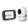 imageHelloBaby Video Baby Monitor with 2 Cameras and Audio Baby Monitor with Remote PanTiltZoom VOX Mode Night Vision 2Way Talk 8 Lullabies32 inches