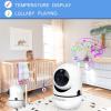 imageHelloBaby Video Baby Monitor with 2 Cameras and Audio Baby Monitor with Remote PanTiltZoom VOX Mode Night Vision 2Way Talk 8 Lullabies32 inches