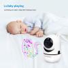 imageHelloBaby Video Baby Monitor with 2 Cameras and Audio Baby Monitor with Remote PanTiltZoom VOX Mode Night Vision 2Way Talk 8 LullabiesHB652