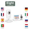 imageHellobaby HB30 Video Baby Monitor with Digital Camera and Audio No WiFi No App Safety Baby Monitor 8 Languages Auto Night Vision 1000ft Transmission Range 24 inch Portable Screen WhiteHB30