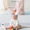 imageHellobaby HB30 Video Baby Monitor with Digital Camera and Audio No WiFi No App Safety Baby Monitor 8 Languages Auto Night Vision 1000ft Transmission Range 24 inch Portable Screen WhiteHB302 NEW