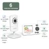imageHellobaby HB30 Video Baby Monitor with Digital Camera and Audio No WiFi No App Safety Baby Monitor 8 Languages Auto Night Vision 1000ft Transmission Range 24 inch Portable Screen WhiteHB30