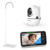 imageHelloBaby Baby Monitor with Floor Stand 5 Screen and 30Hour Battery No WiFi Baby Monitor with Camera and Audio Flexible Hello Baby Stand All in One Ideal for New Parents