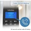 imageHelloBaby DECT 60 Cordless Phone Handset for Home with Caller IDCall Waiting Call Block FullDuplex Handset Speakerphone Blue Backlit Display ampamp Big Buttons Reliable 1000 ft RangeHB16881