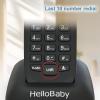 imageHelloBaby DECT 60 Cordless Phone Handset for Home with Caller IDCall Waiting Call Block FullDuplex Handset Speakerphone Blue Backlit Display ampamp Big Buttons Reliable 1000 ft RangeHB16884