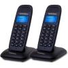 imageHelloBaby DECT 60 Cordless Phone Handset for Home with Caller IDCall Waiting Call Block FullDuplex Handset Speakerphone Blue Backlit Display ampamp Big Buttons Reliable 1000 ft RangeHB16882