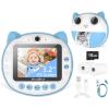 imageHelloBaby Instant Print Camera for Kids32 IPS Screen Kids Instant CamerasPortable Travel Camera Toy with 16GB SD Card1080P HD Digital Video Cameras for Girls Age 3 4 5 6 7 8 9BlueBlue