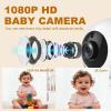 imageHelloBaby 55 HD Video Baby Monitor with 1080P Camera  No WiFi HackProof Security ampamp 1000ft Range  Remote Pan Tilt Zoom Night Vision Night Light  4000mAh BatteryHB6081