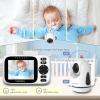 imageHelloBaby HB6339 Baby Monitor with 1 Camera 1 Monitor Mount32 Inch IPS Screen Video Baby Monitor with Remote PanTiltZoom Camera1000ft Range No WiFi Night Vision 2Way Talk8 Lullabies