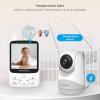 imageHelloBaby No WiFi Baby Monitor with VoiceActivated Night Vision4quot IPS Camera and Audio 2Way Talk and PTZ 26H Battery and 1000ft Range Portable for Nursery and TravelHB62402