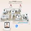 imageHelloBaby No WiFi Baby Monitor with VoiceActivated Night Vision4quot IPS Camera and Audio 2Way Talk and PTZ 26H Battery and 1000ft Range Portable for Nursery and TravelHB62402